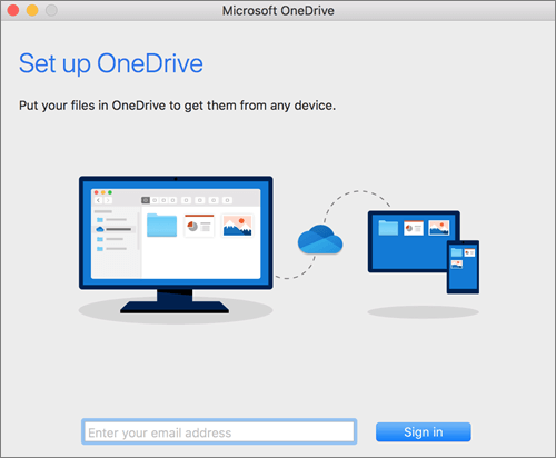 sync onedrive for business with mac